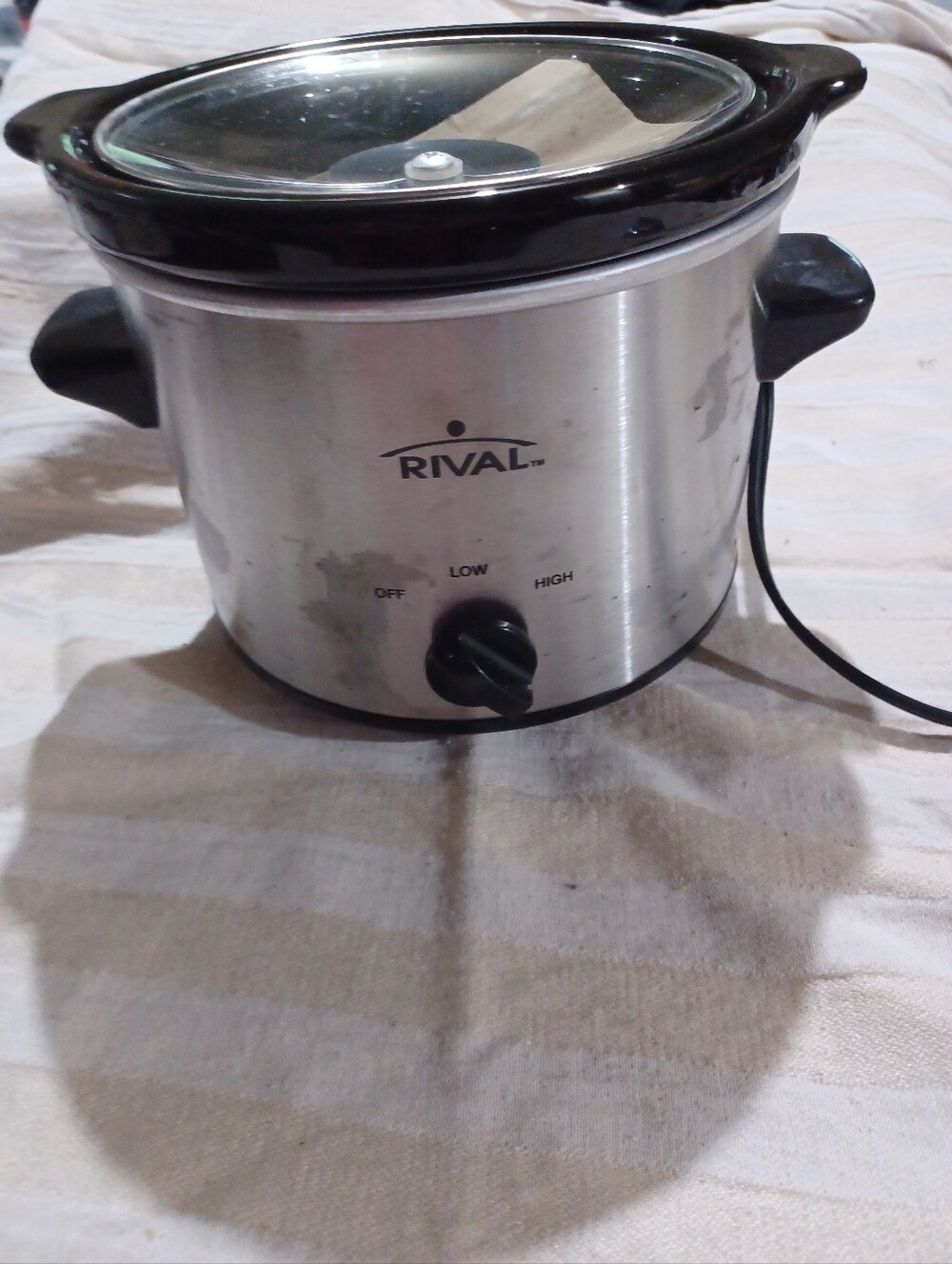 Crock Pot Slow Cooker 2qts- Silver